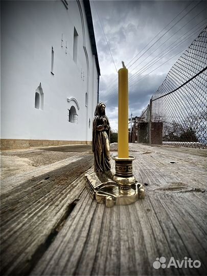 Подсвечник бронза