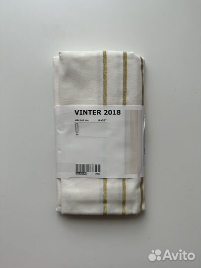 Дорожка настольная скатерть IKEA Vinter 2018