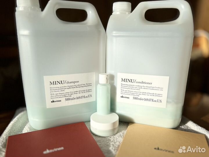 Davines minu шампунь/кондиционер 50 мл