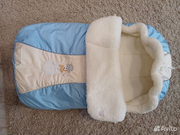 Зимний конверт в коляску