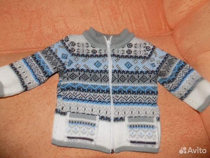 Шерстяной костюм, рост 80-86