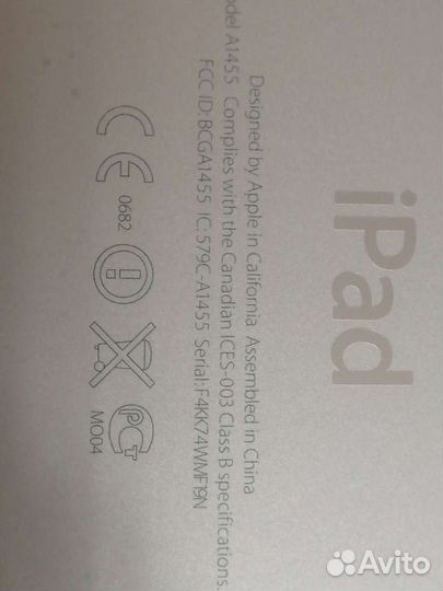 Планшет apple iPad mini 1