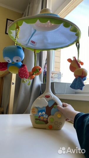 Мобиль бумбокс проектор tiny love magic light