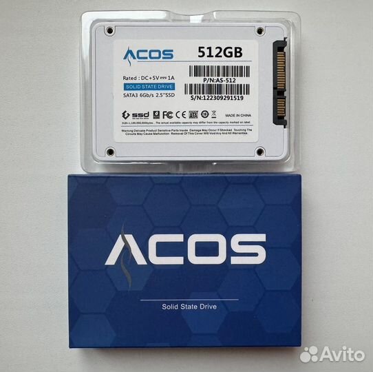 SSD 480/512gb Acos/KingSpec/Somnambulist новые