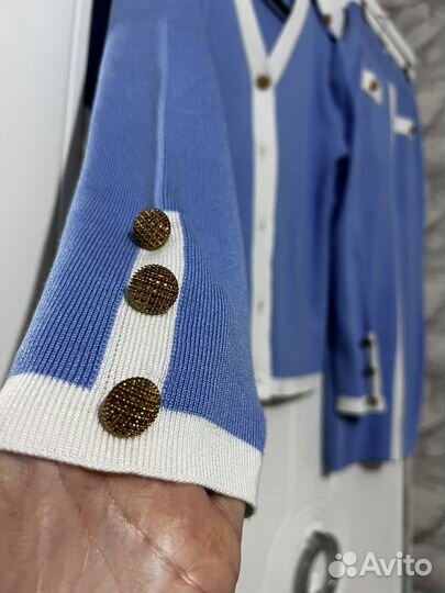 Костюм двойка с юбкой теплый