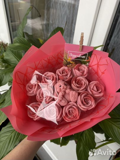 Съедобный шоколадный букет