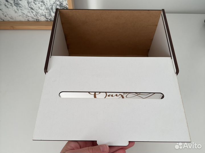 Сундук деревянный для денег на свадьбу новый