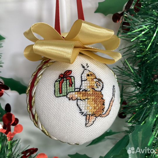 Новогодние шары ручной работы