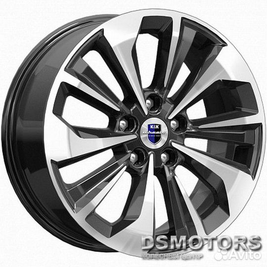Диски Авиор 7/17 5x114.3 ET35 d60.1 алмаз чёрный