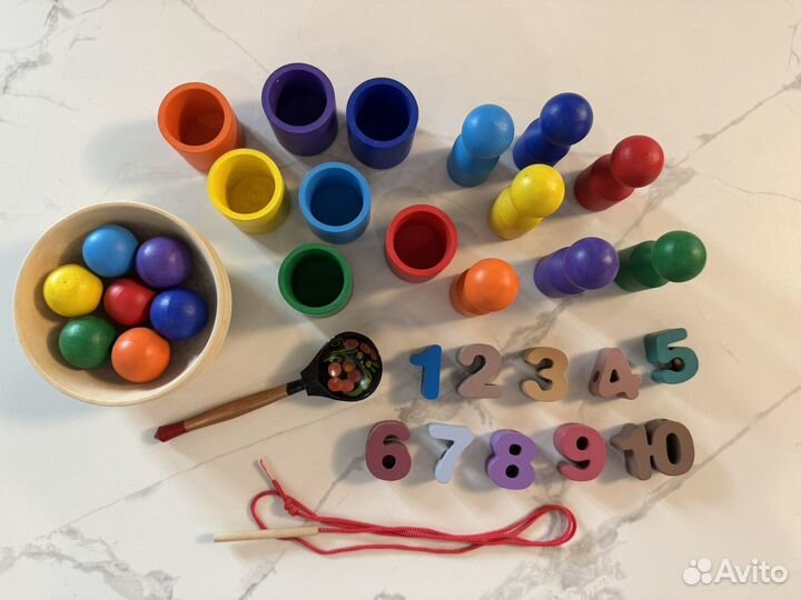 Развивающие игрушки пакетом б/у 2