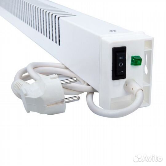 Греющий плинтус (плинтусный конвектор) Бриз 1 м