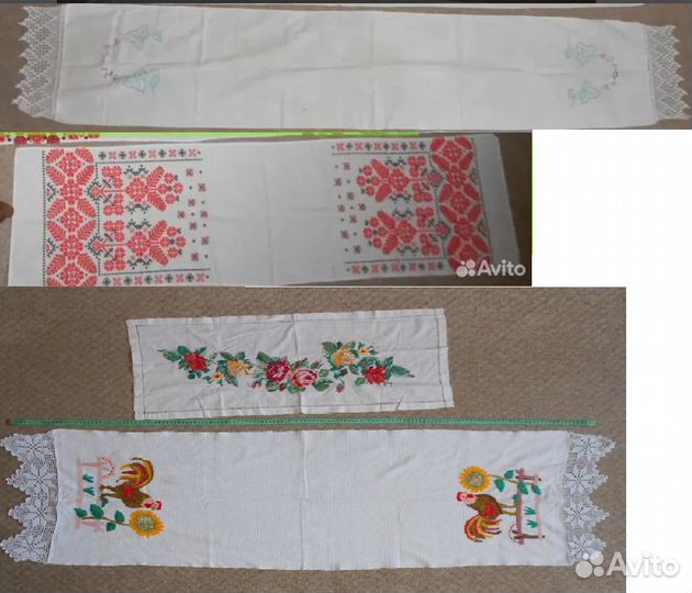 Салфетка скатерть вышивка кружево подзор рушник