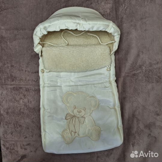 Зимний конверт в коляску