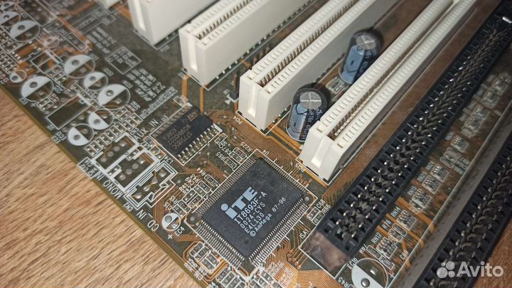 Материнка Chaintech, Intel Celeron 433, dimm RAM