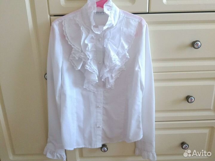 Нарядная блузка в школу 140