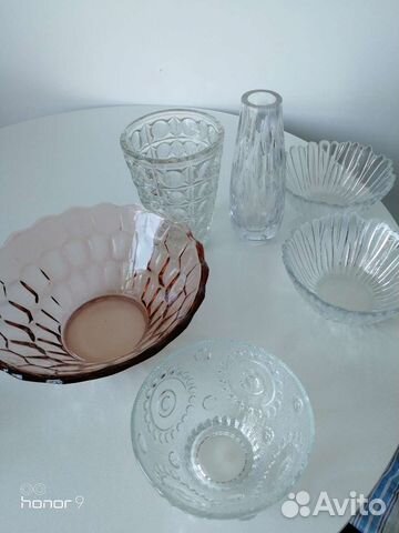 Хрусталь СССР новый вазы салатники конфетница