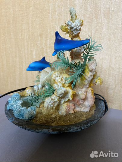 Декоративный фонтанчик - увлажнитель воздуха с под