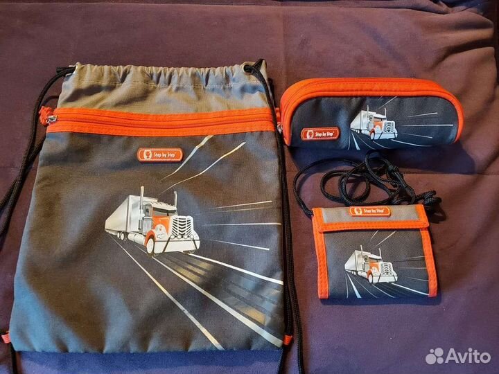 Ранец школьный Hama Step By Step Touch Motor Truck