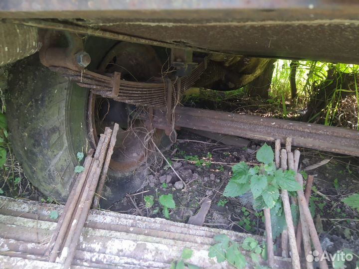 Бочка металлическая с прицепом