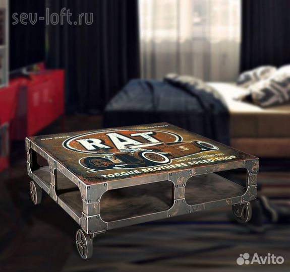 Столы и стулья в стиле Лофт