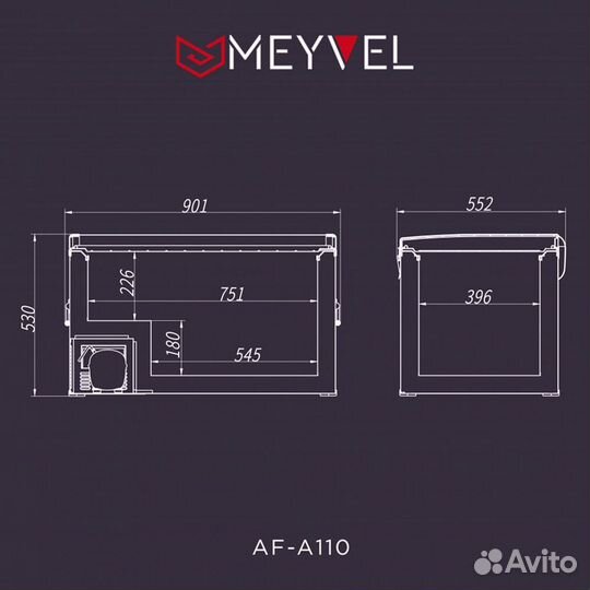 Холодильник для авто Meyvel AF-A110