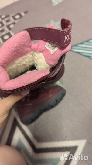 Зимние ботинки для девочки 24