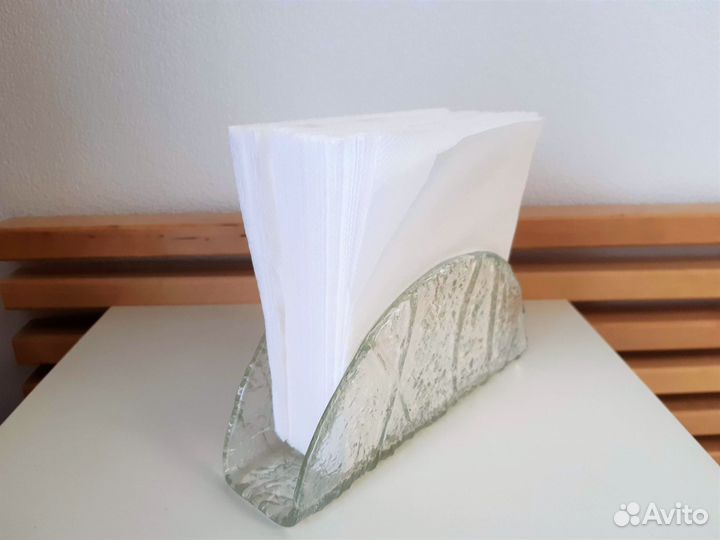 Салфетницы Muurla финское ледяное стекло винтаж