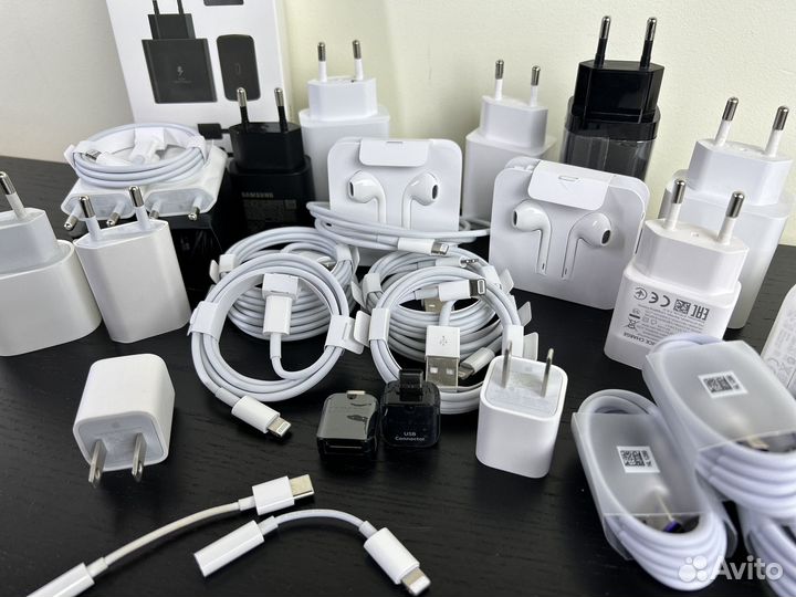 Оригинал кабели/адаптеры/наушники всех брендов