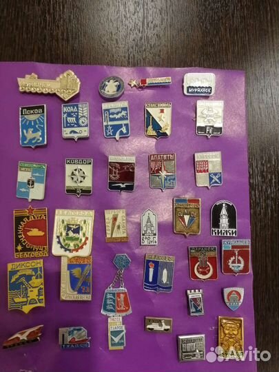 Значки с темой города