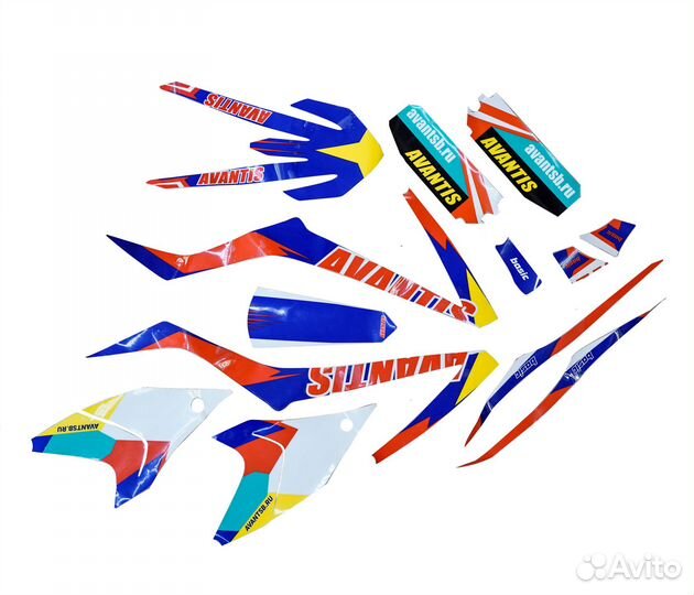Комплект наклеек pitbike Avantis Basic (Характерис