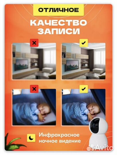 Smart IP camera Indoor WiFi Baby Monitor