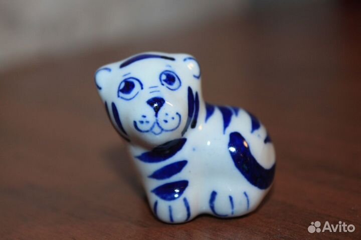 Статуэтка Тигренок гжель