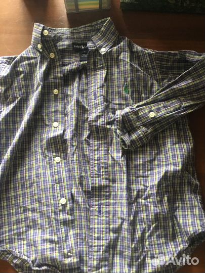 3 детск рубашки barberry Paul smith Ralph Lauren