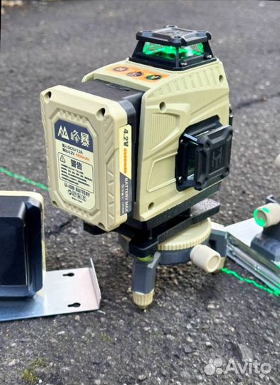 Лазерный уровень нивелир 4Д 16 линий оригинал