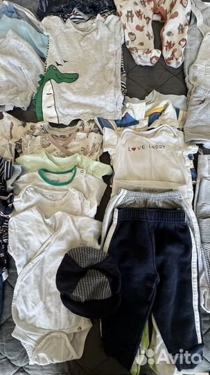 Одежда на мальчика пакетом 68,74 (от 3-6 мес)