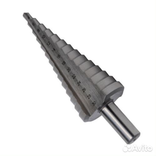 Сверло ступенчатое 4-12мм, 9 ступеней