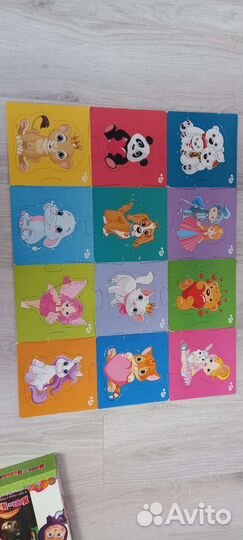 Детский макси пазл Маша и медведь