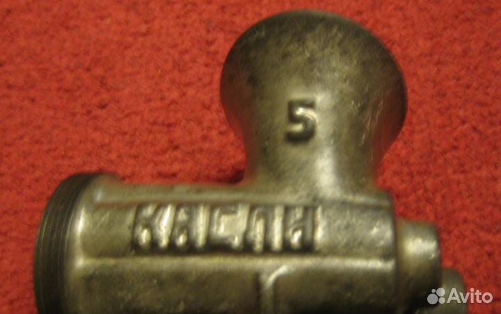 Касли старинная чугунная мясорубка СССР оригинал