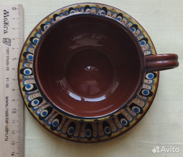 Чайный сервиз на 6 персон, керамика