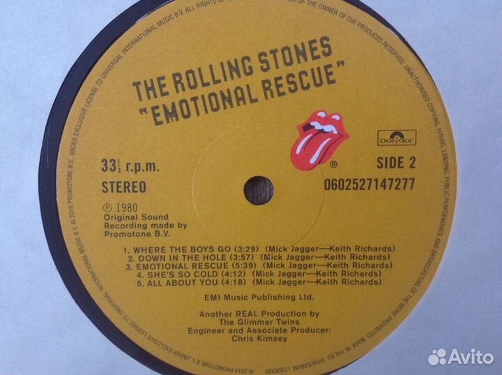 Rolling Stones - Emotional Resque, LP 180 g