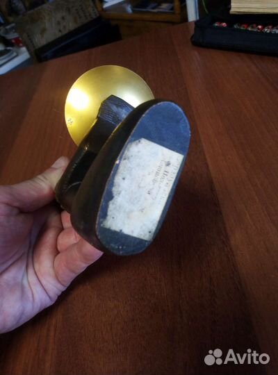 Подсвечник СССР. Силумин. Девушка с чашей