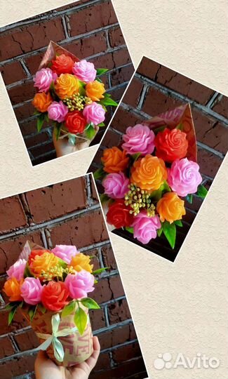 Букет из мыла