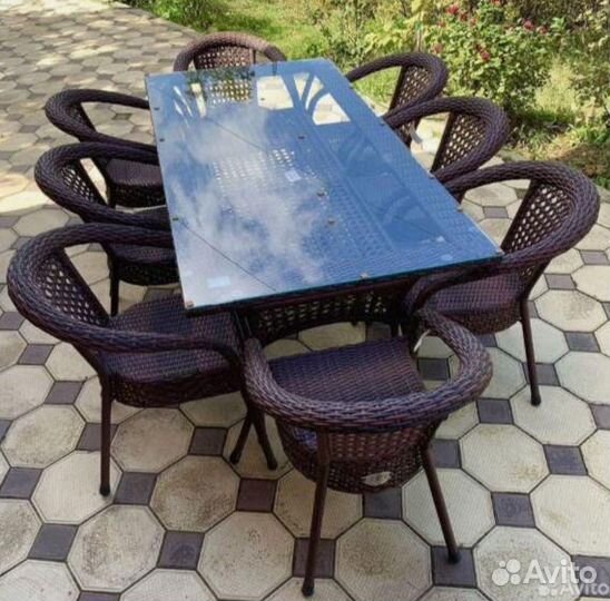 Садовая мебель из ротанга