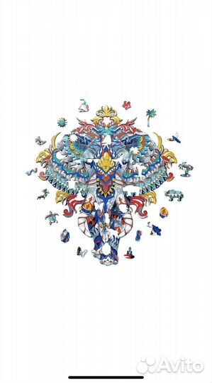 Деревянные пазлы новые