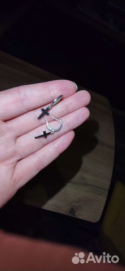 Серьги серебро 925