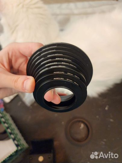 Фильтры для объектива и переходные кольца