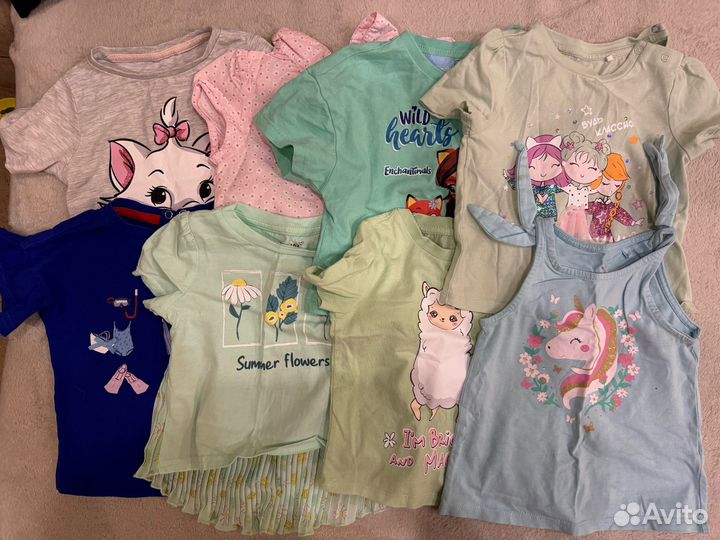 Вещи пакетом для девочки 80 86