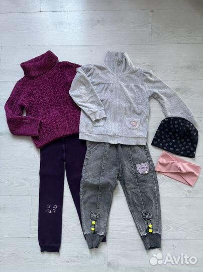 Пакет вещей на девочку 4-5 лет