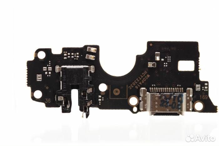 Шлейф oppo A57s (плата) разъем зарядки/разъем науш