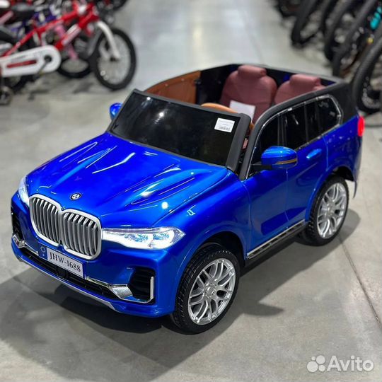 Двухместный Детский Электромобиль бмв лицензия